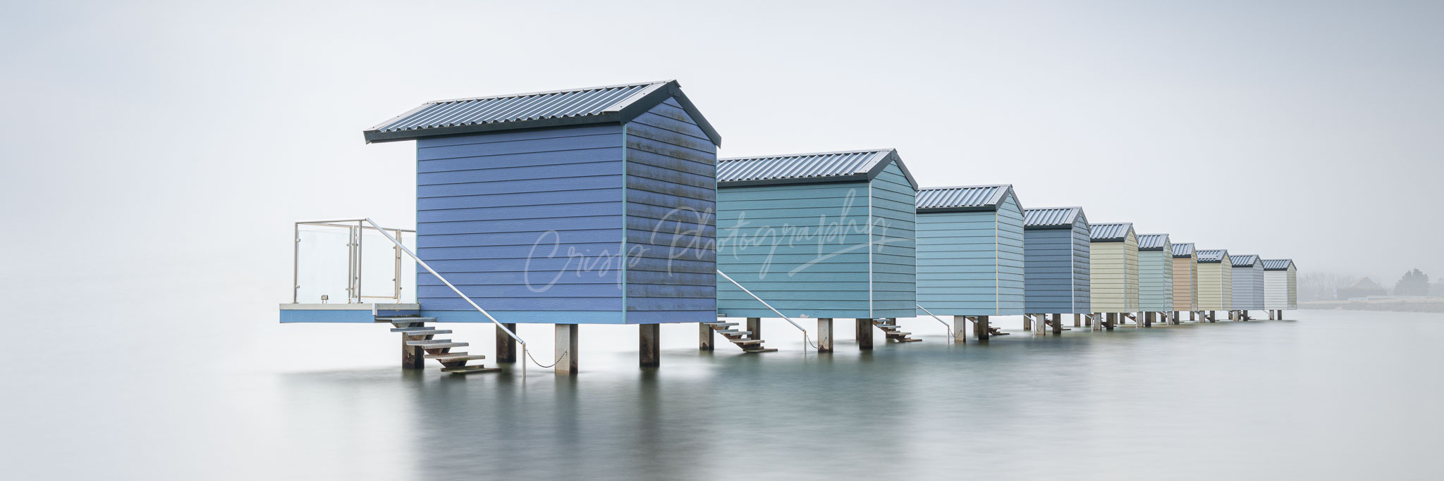 Osea Huts Panoramic Photography